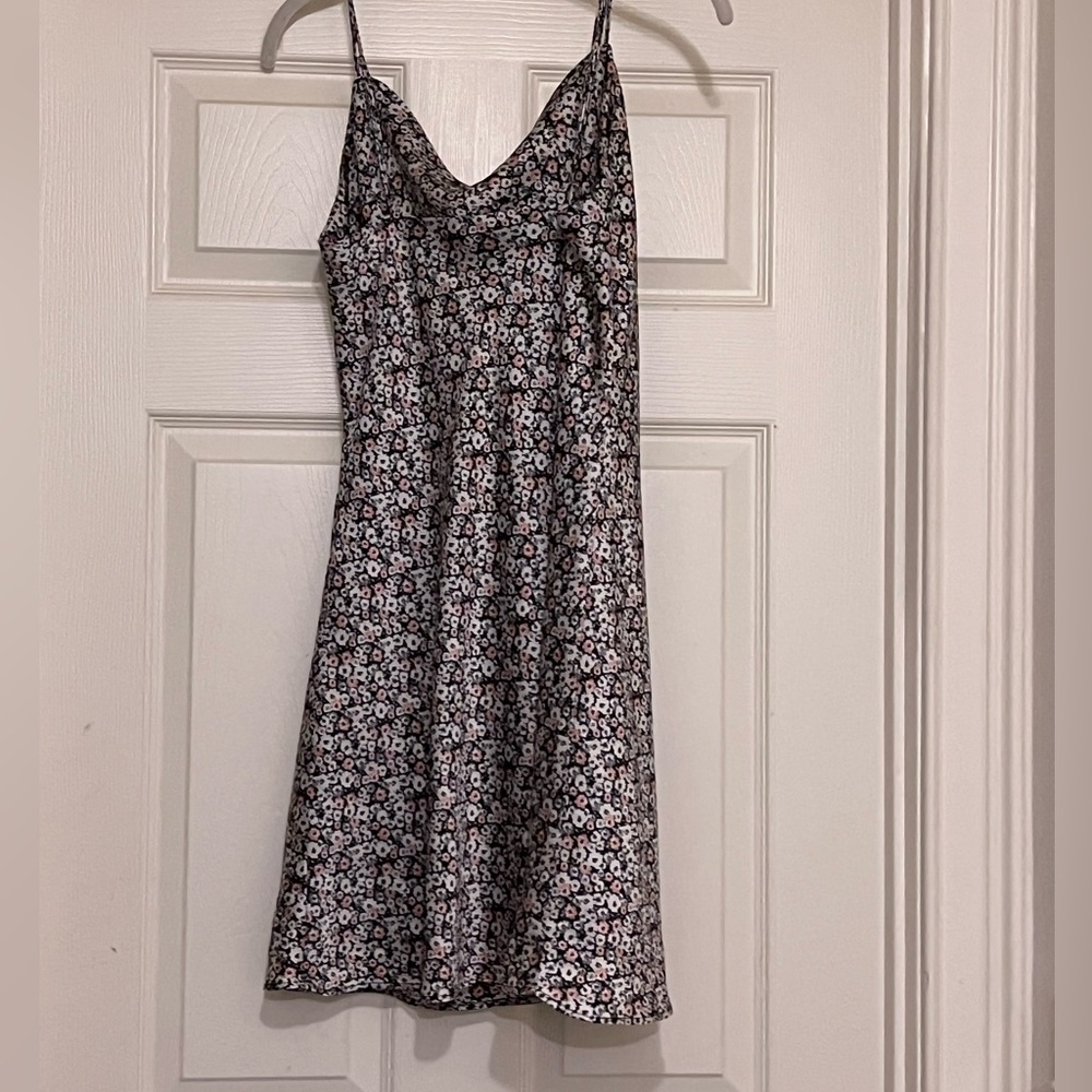 Abercrombie & Fitch Black and White Slip Mini Dress